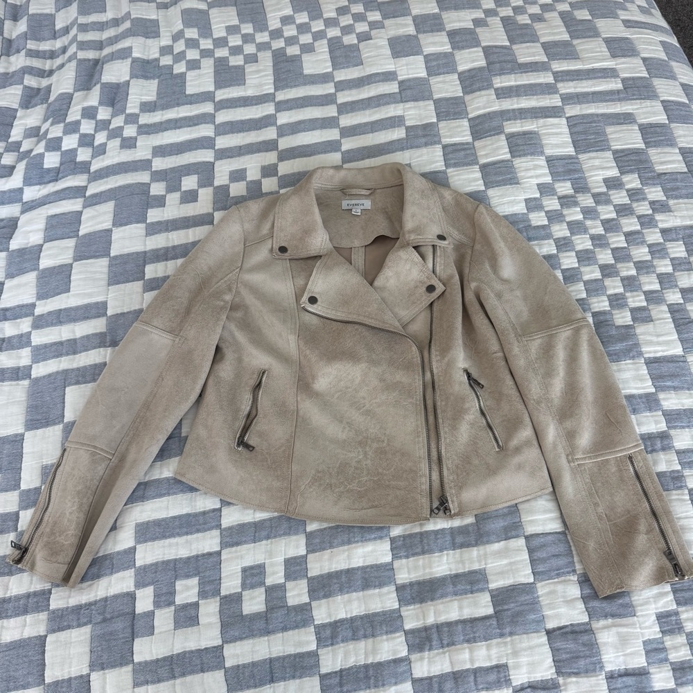 Evereve Suede Moto Jacket